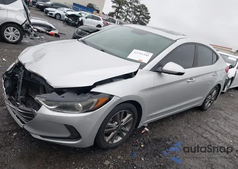 2018 Hyundai Elantra Value Edition z USA, uszkodzony, nr VIN 5NPD84LF5JH282576